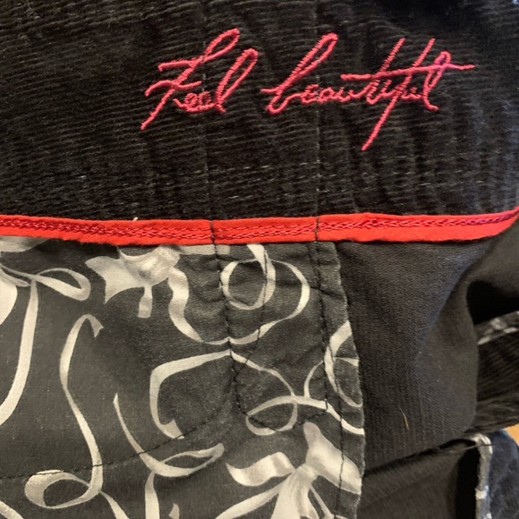 White House Black Market Corduroy Black Mini skirt size 12 NWOT - Picture 4 of 6